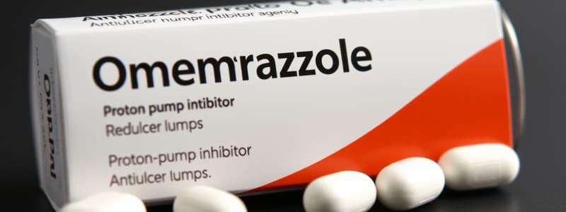 Omeprazole (PriLOSEC) Flashcards