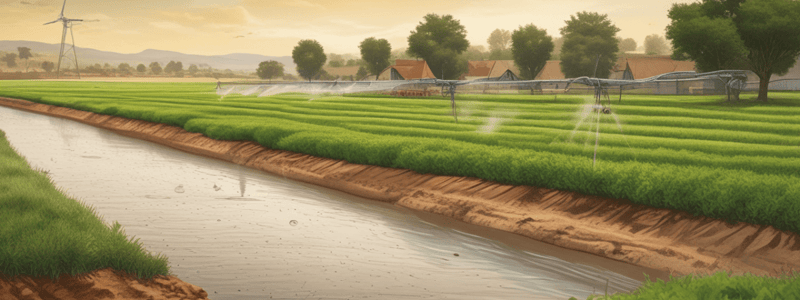 Agricultural Irrigation Basics