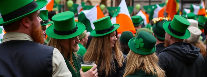 Unit 1: St. Patrick's Day History Quiz