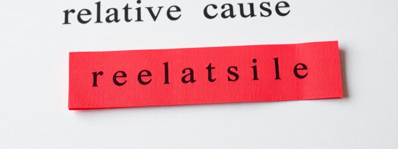 Relative Clauses: Definition and Types