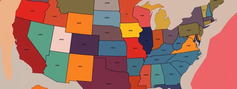 US States and Capitals Quiz