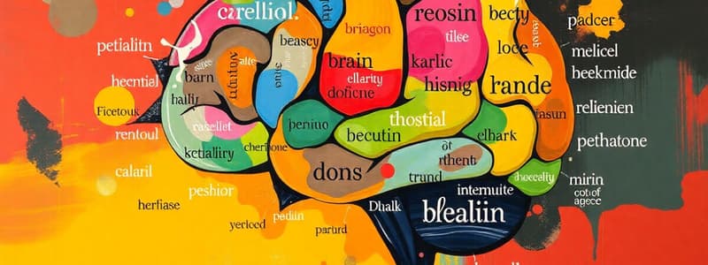 Vocabulary Quiz: Brain and Emotions