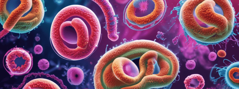 Biologic Relationships of Pathogenic Microorganisms Quiz