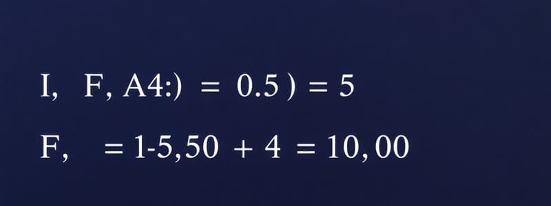 ANOVA Fundamentals