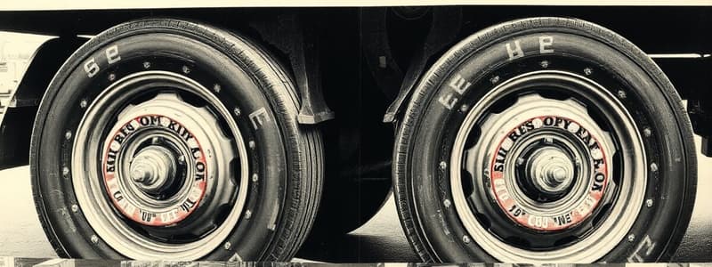 Branding Details on Wheels and Axles