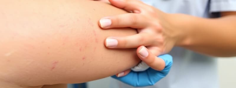 Skin conditions and nursing interventions