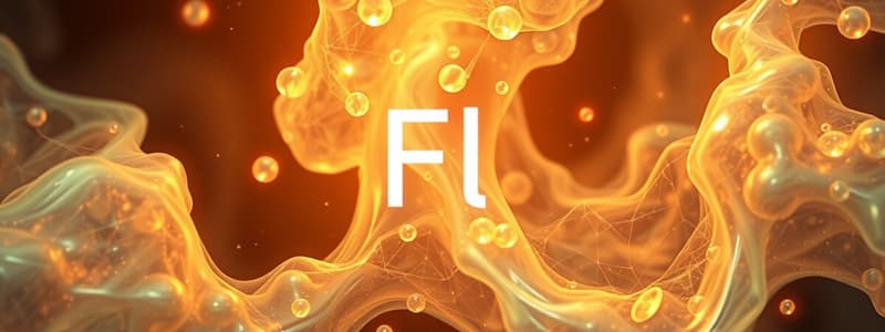 Chemistry: Fluorine Flashcards