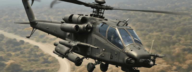 AH-64 Apache Helicopter Crew Training