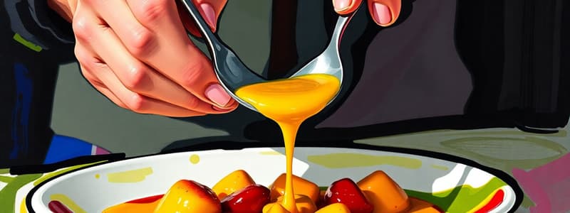 Sauce Application Techniques