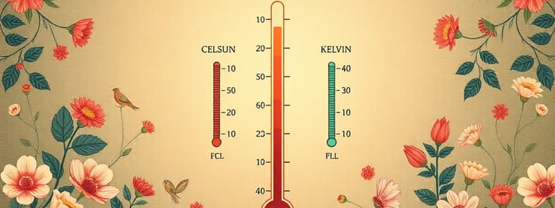 Temperature Conversions Quiz