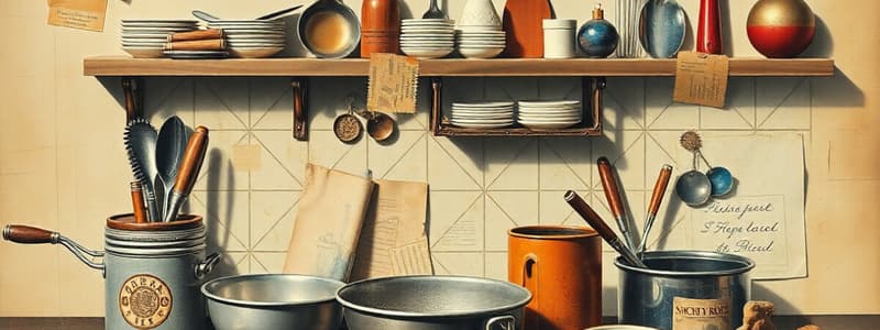 Kitchen Essentials and History