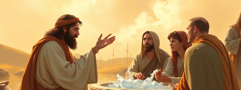 Baptism of Jesus and First Disciples