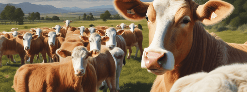 Animals and Livestock Welfare