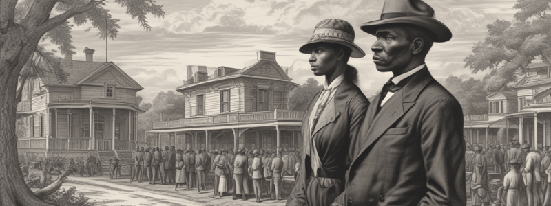 Reconstruction Era Laws Quiz