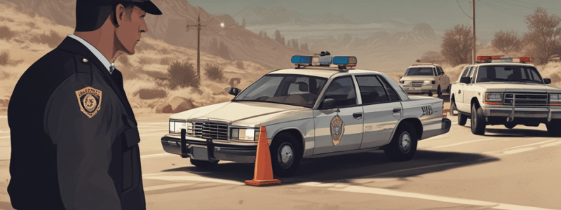 Law Enforcement Traffic Stop Procedures