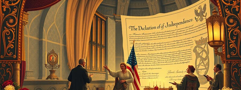 American Revolution: Declaration of Independence