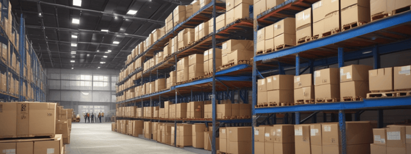 Stockage et Rangement des Marchandises