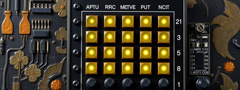 Microcontroller Keypad Overview