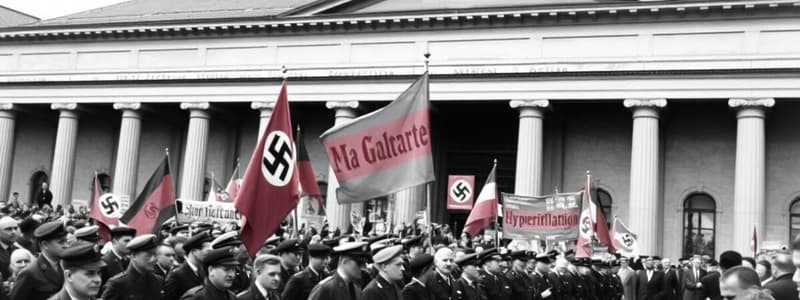 Weimar Republic and Nazi Rise