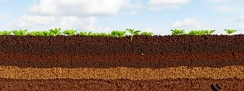 Soil Profile Terminology Quiz