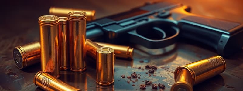 Firearms Evidence and Cartridge Components