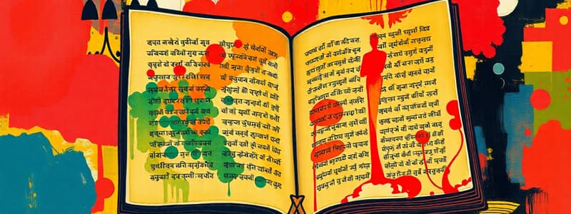 Ancient Indian Texts and Literature