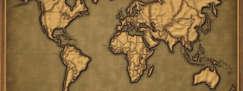 Proyecciones Cartográficas y Proyección de Mercator