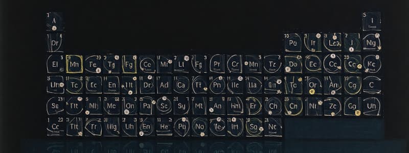 Chemistry: Periodic Table and Subatomic Particles