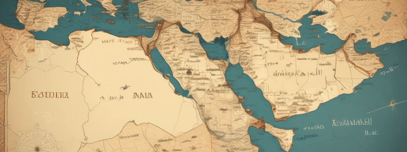 Arabic Vocabulary and Geography Quiz