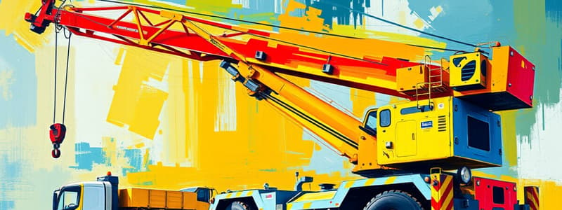 Mobile Cranes Examination Competency