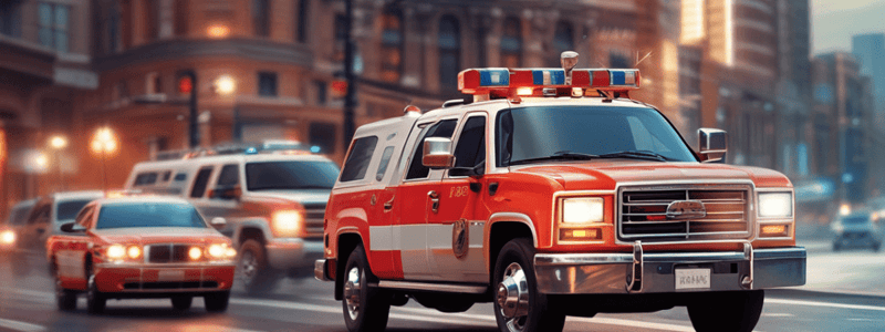 Emergency Vehicle Safety and Operations