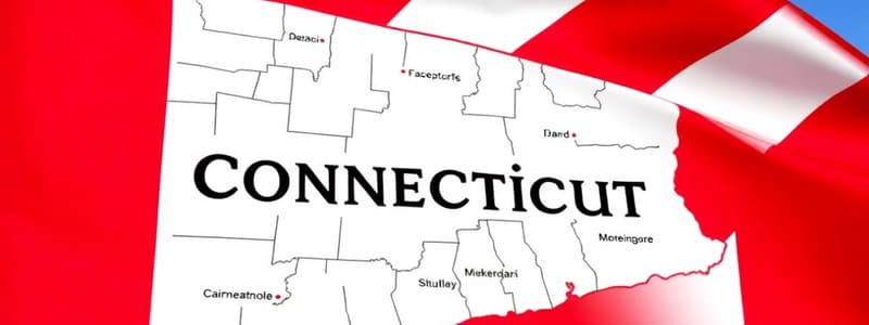 Connecticut's History and Nicknames Quiz