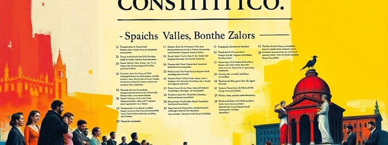 España: Constitución y Valores Fundamentales