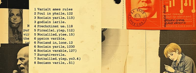 Variables and Data Types in Programming