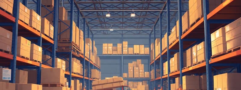 Chapter 3 Warehouse Process Types and Warehouse Tasks