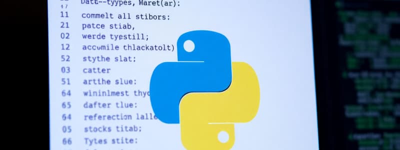 Python Data Types and Conversions