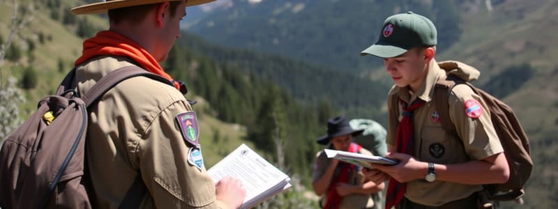 Boy Scouts First Class Requirements Flashcards