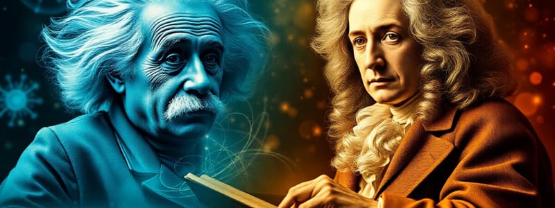 Physics Contributions of Einstein and Newton