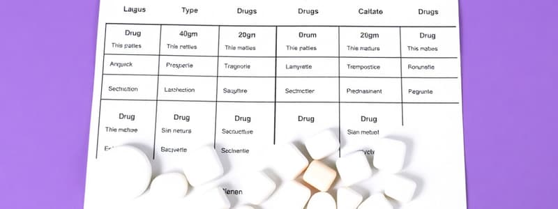 Week 2: Pharmacology Principles