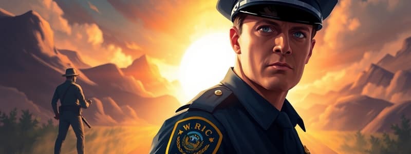 Officer Conduct: Rules and Regulations