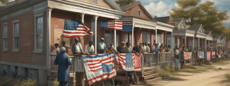 Reconstruction Era Laws Quiz