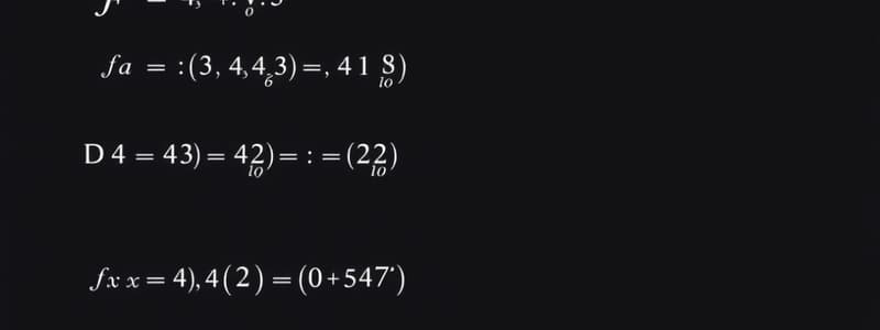 Algebra 2: Key Features of Functions