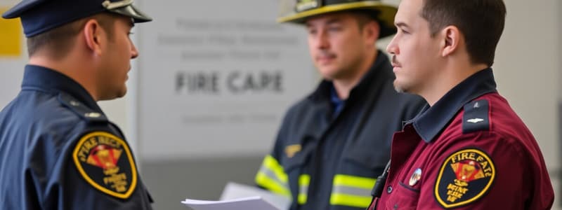 Fire Officer Evaluation and Laws