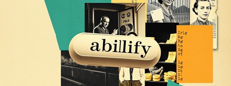 Abilify Flashcards