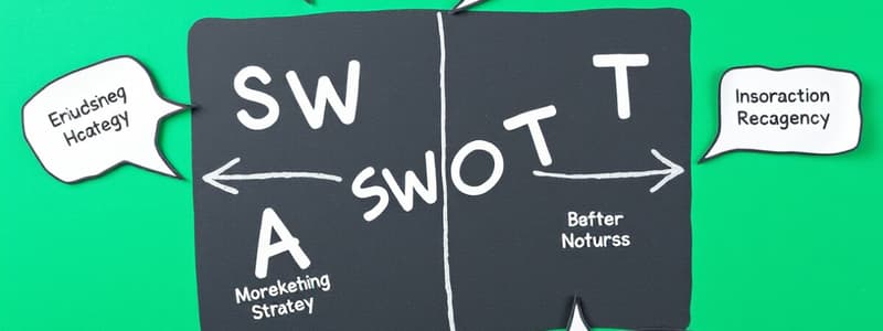 SWOT Analysis Flashcards