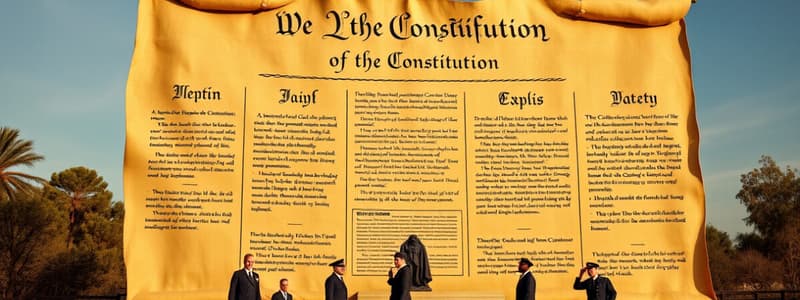 Seven Principles of the Constitution Flashcards