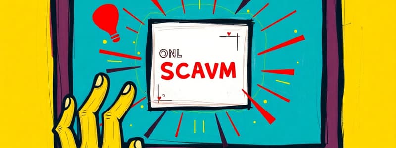 Persuasion Techniques and Scams Quiz