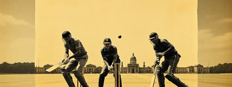 Cricket: Rules and Gameplay