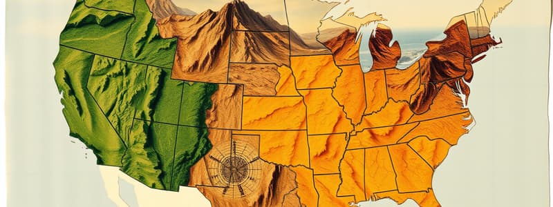 Landform Regions of the United States