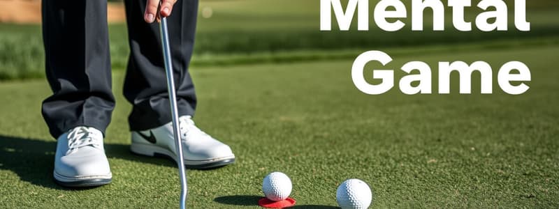 Golf Putting Confidence